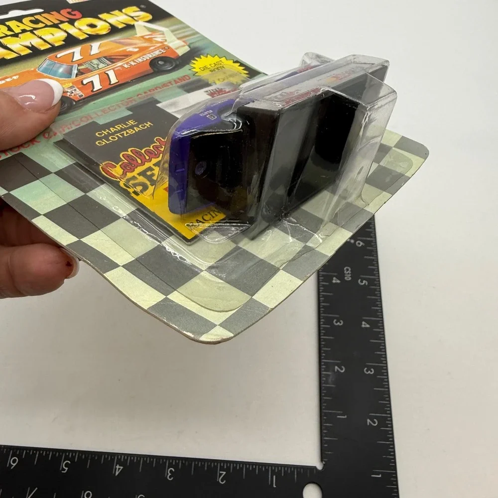 Racing Champions packaging shows